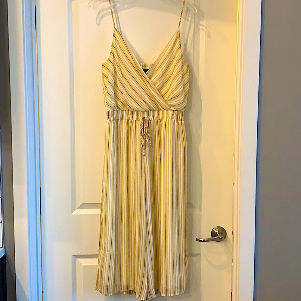 Yellow striped jumper